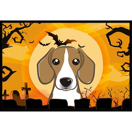 Carolines Treasures Halloween Beagle Indoor and Outdoor Mat- 18 x 27 in. BB1797MAT